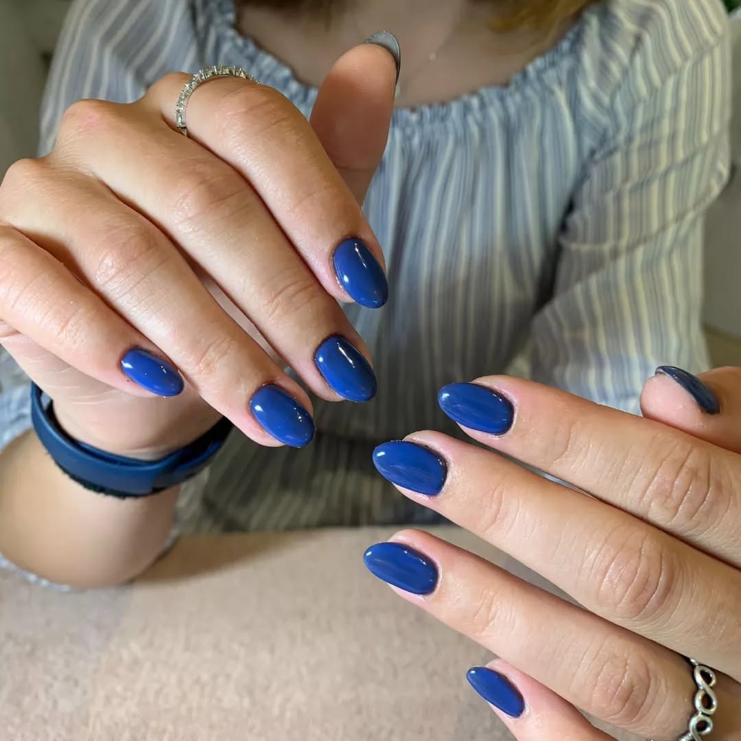 Royal Blue Nails - La Belle Salon.Spa